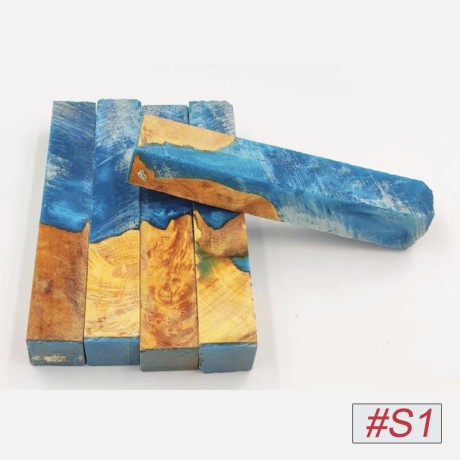 Stabilized Wood with Resin Pen Blanks - S1