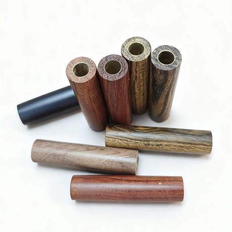 HardWood Pre-tubed and pre-turned Pen Barrels(Pack of 5） - African Blackwood