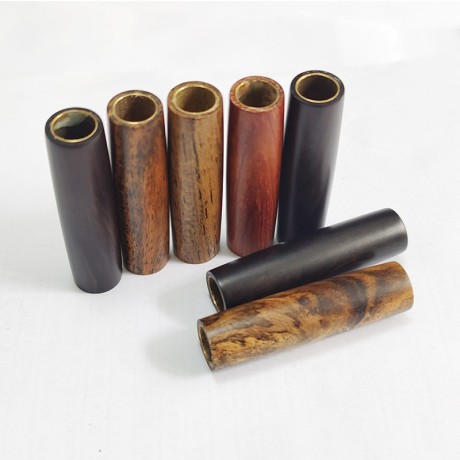 Hardwood Pre-Tubed & Pre-Turned Pen Barrels (5 Pack) For PKBA-1 Pen Kits - African Blackwood