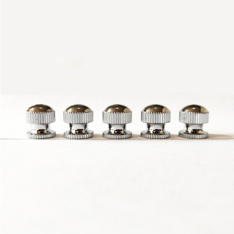 Pack of 5 Chrome Knurled Nuts Replacements of Pepper Mill Kits