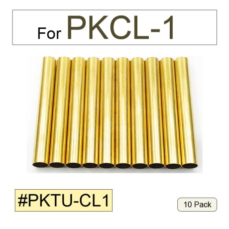 Brass Pen Tube Replacements for PKCL-1 Pen Kit (10-Pack)【PKTU-CL1】