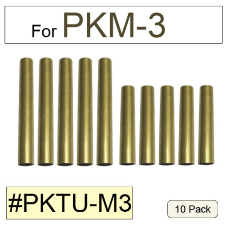 Brass Pen Tube Replacements for PKM-3 Pen Kit (10-Pack)【PKTU-M3】