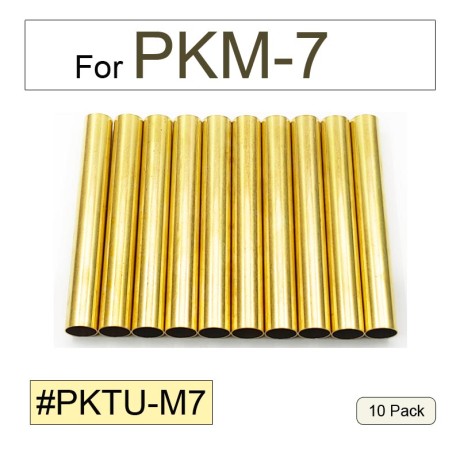 Brass Pen Tube Replacements for PKM-7 Pen Kit (10-Pack)【PKTU-M7】