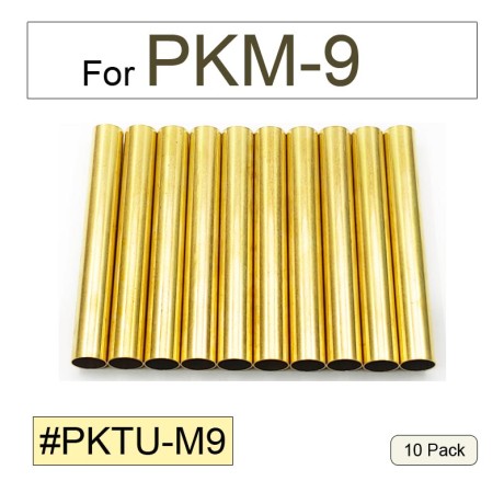 Brass Pen Tube Replacements for PKM-9 Pen Kit (10-Pack)【PKTU-M9】