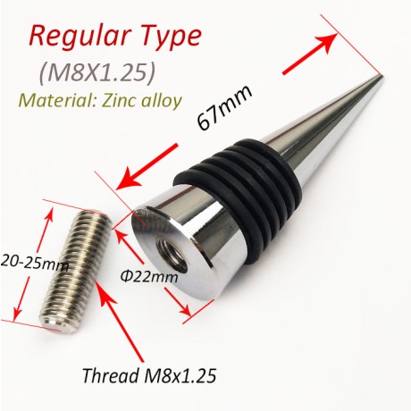 Classic Bottle Stopper Wood Turning Project Kits in Chrome