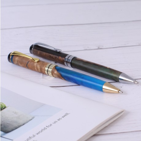 PKM-1 Twist Ballpoint Pen Kit - Gold