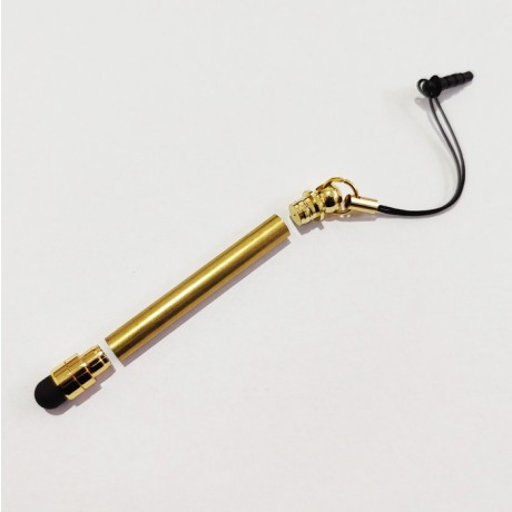 TSK-1 Mini Touch Stylus Kit with Earphone Plug - Gold