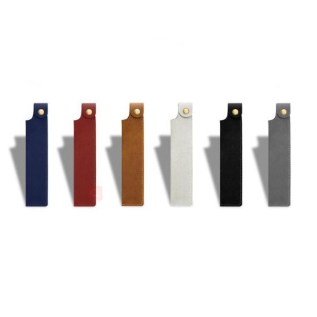 PCHLE-3 High Quality Leather Pen Pouch - Black