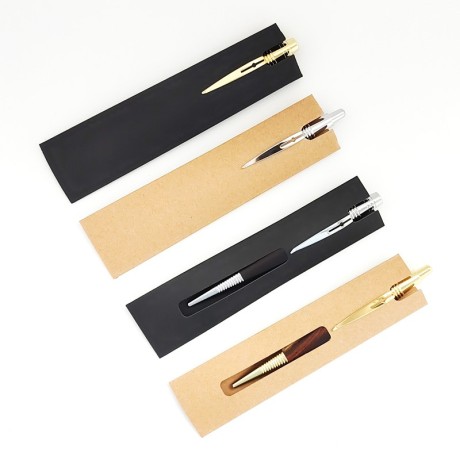 PCHPA-1 Hardboard Pen Pouch Pack of 10 - Black/Window Type