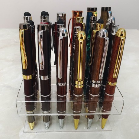 PS24-1 Acrylic S Shape Pen Stands / Displays - For 24 pens