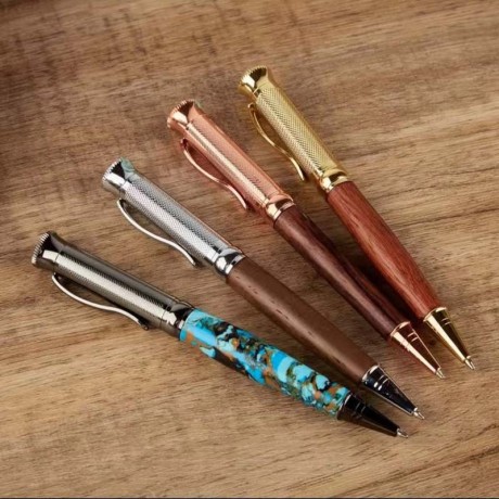 PKM-4 Twist Ballpoint Pen Kit - Gold