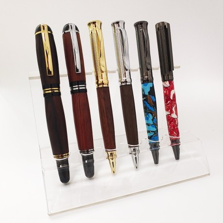 PS6-1 Acrylic High-end Pen Stands / Displays - For 6 pens