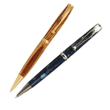 PKCS-4 Series Slimline Twist Pen Kit - Gold