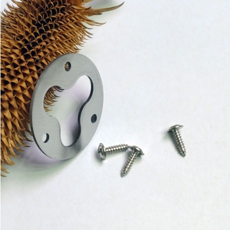 Stainless Steel Disc Bottle Opener Kit